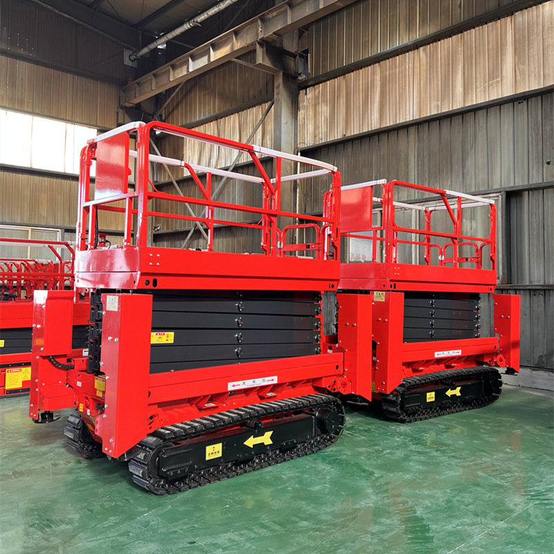 华举12米自行履带式升降平台HJX1214LT含一键自动调平